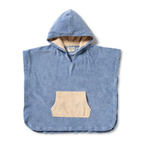 Wilson + Frenchy | Dusty Blue Organic Terry Hooded Towel