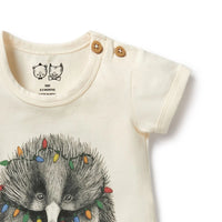 Wilson + Frenchy | Puggle Organic Christmas Bodysuit