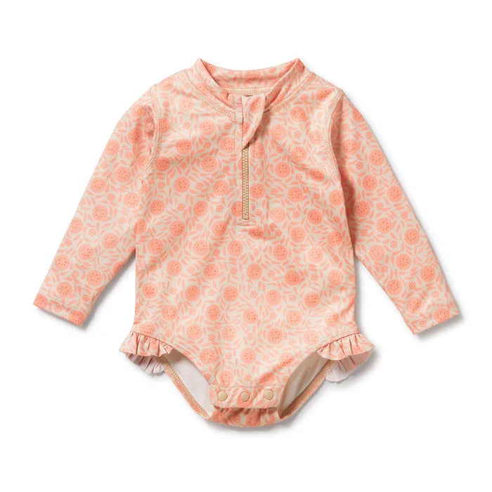 Wilson + Frenchy | Amelie Floral Long Sleeve Swimsuit