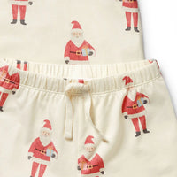 Wilson + Frenchy | Ho Ho Ho Organic Short-Sleeved Pyjamas