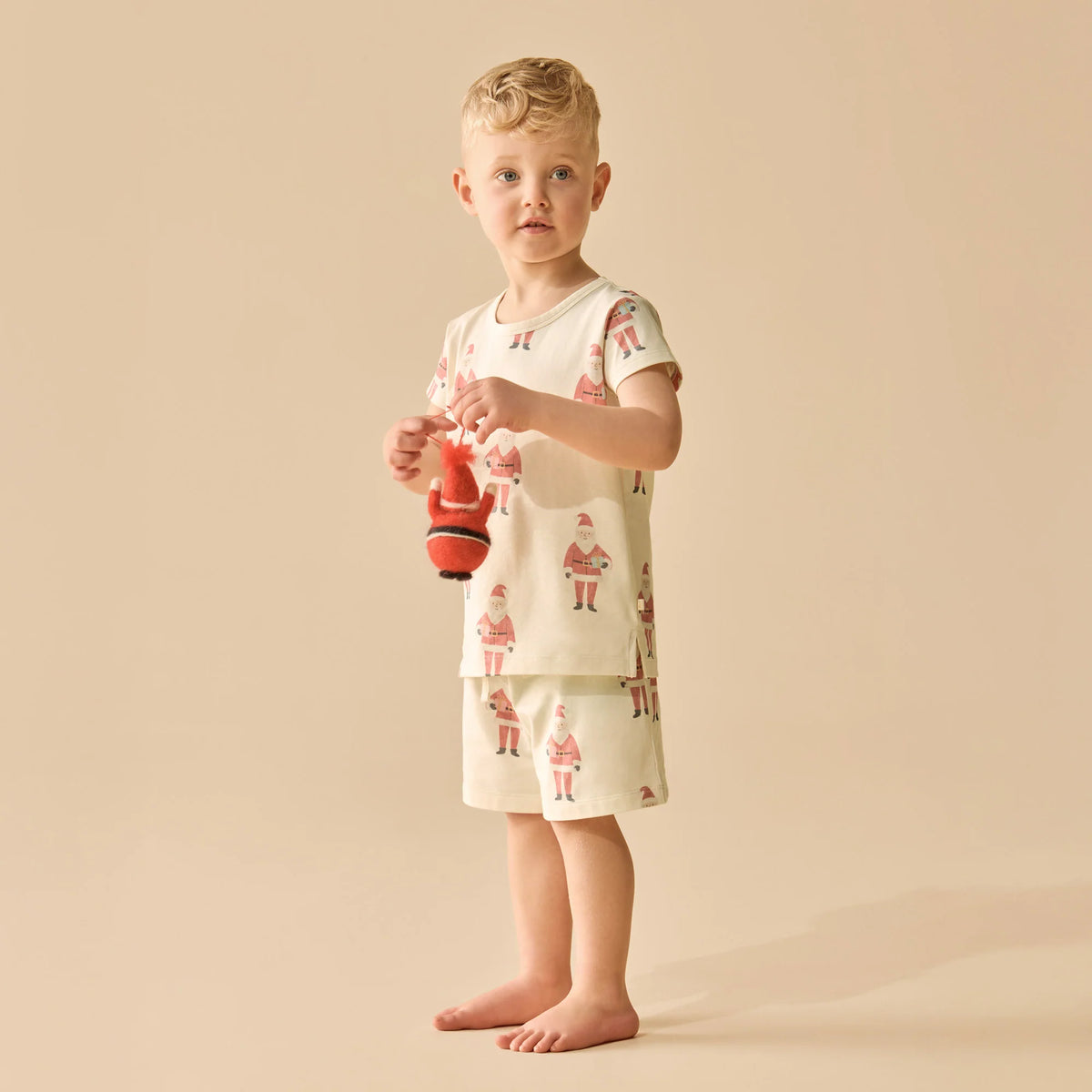 Wilson + Frenchy | Ho Ho Ho Organic Short-Sleeved Pyjamas