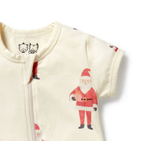 Wilson + Frenchy | Ho Ho Ho Organic Boiled Zipsuit