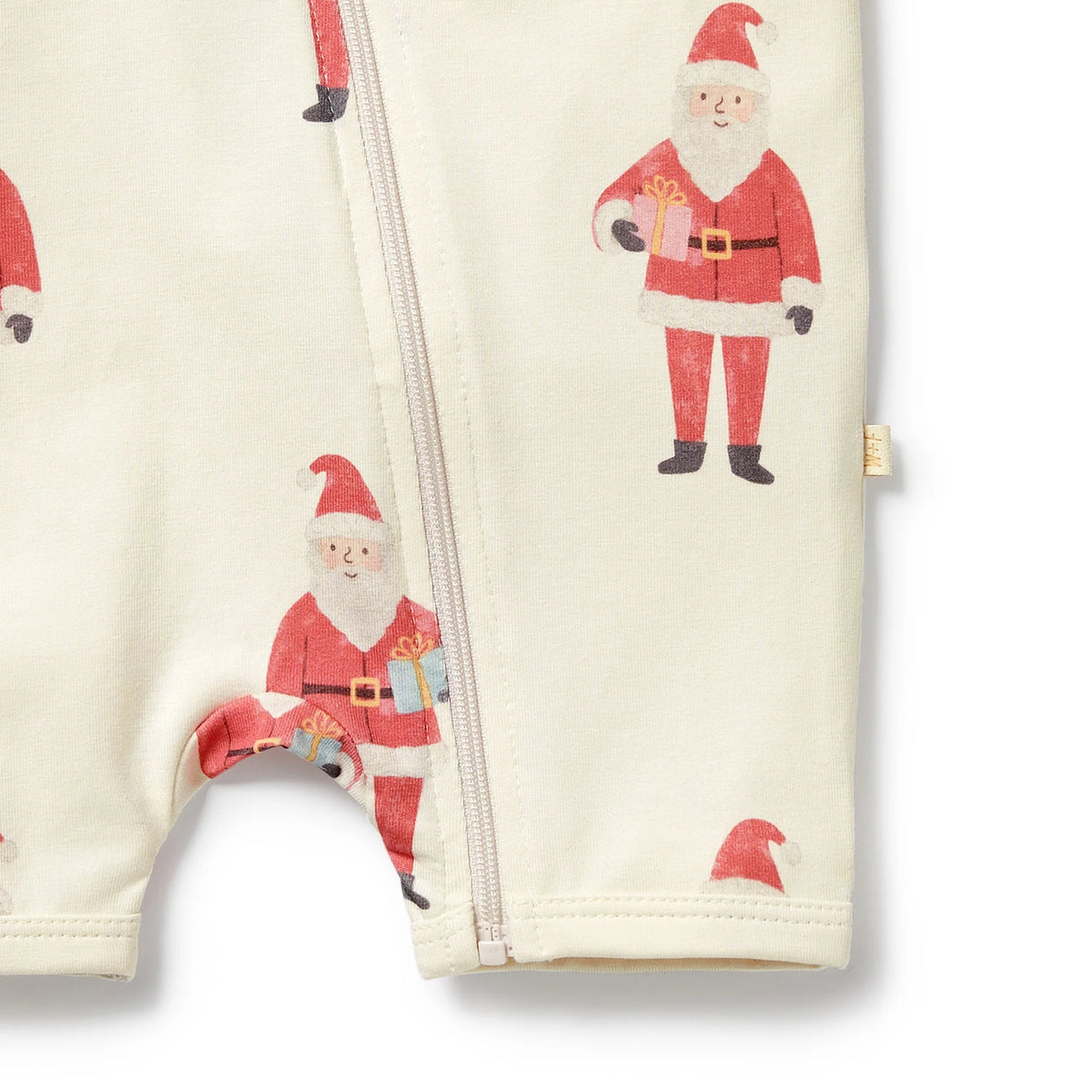 Wilson + Frenchy | Ho Ho Ho Organic Boiled Zipsuit