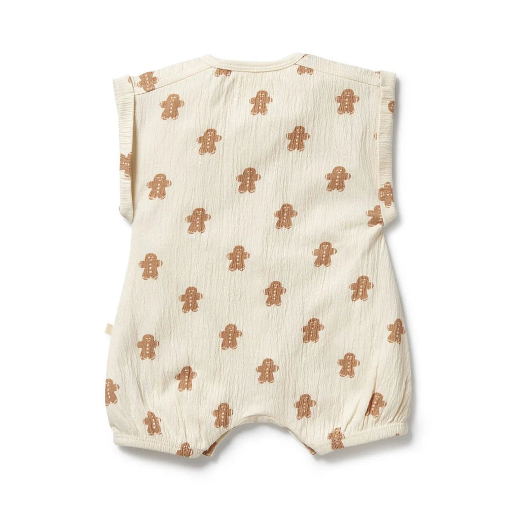 Wilson + Frenchy | Spice & Nut Organic Crinkle Growsuit