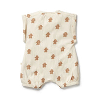 Wilson + Frenchy | Spice & Nut Organic Crinkle Growsuit