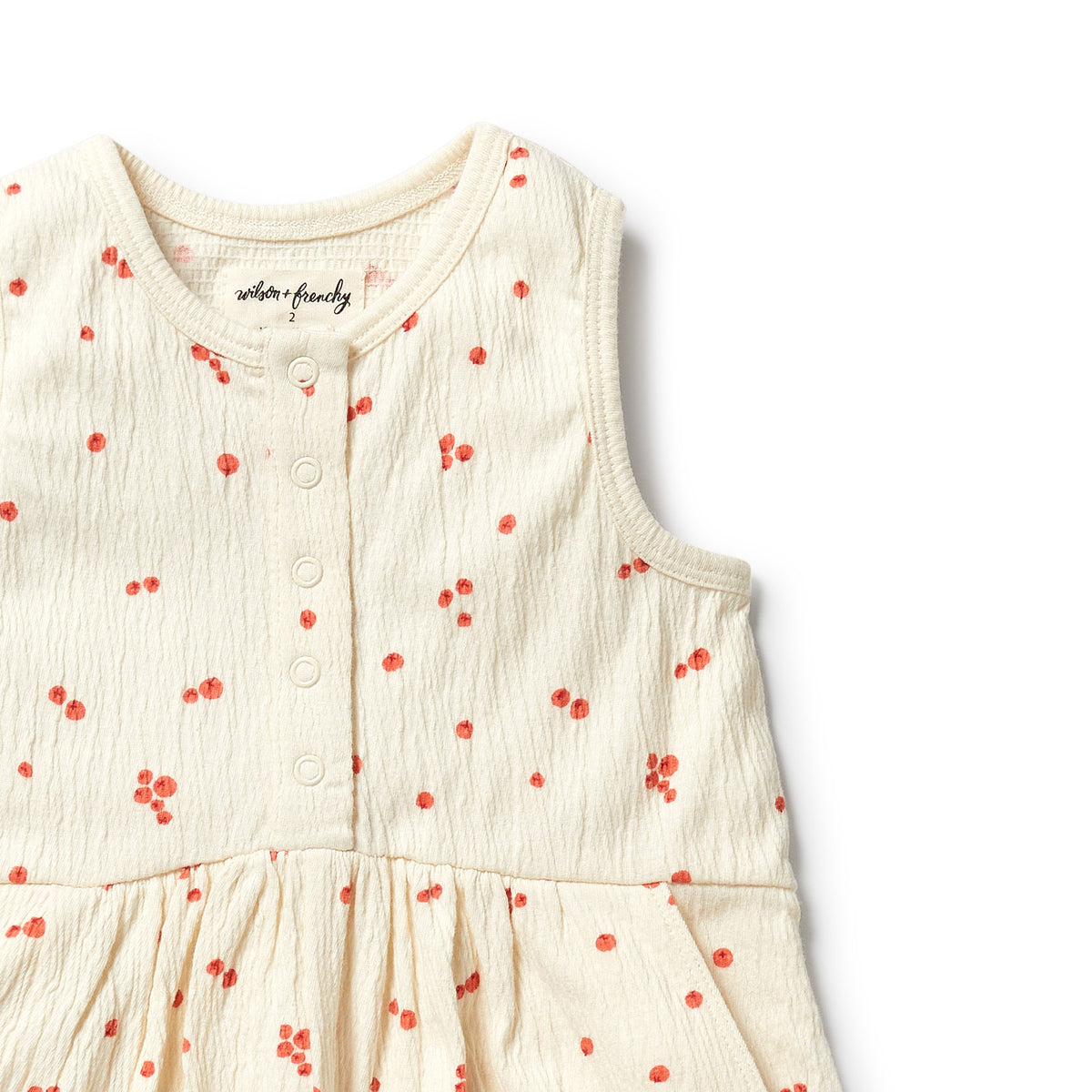 Wilson + Frenchy | Jolly Holly Organic Crinkle Jumpsuit