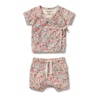 Wilson + Frenchy | Summer Bloom Organic Kimono Set