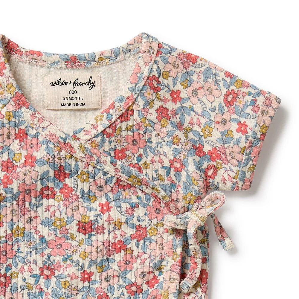 Wilson + Frenchy | Summer Bloom Organic Kimono Set