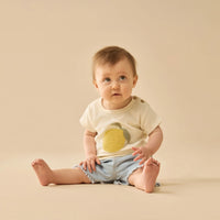 Wilson + Frenchy | Lemon Leaf Embroidered Organic Tee