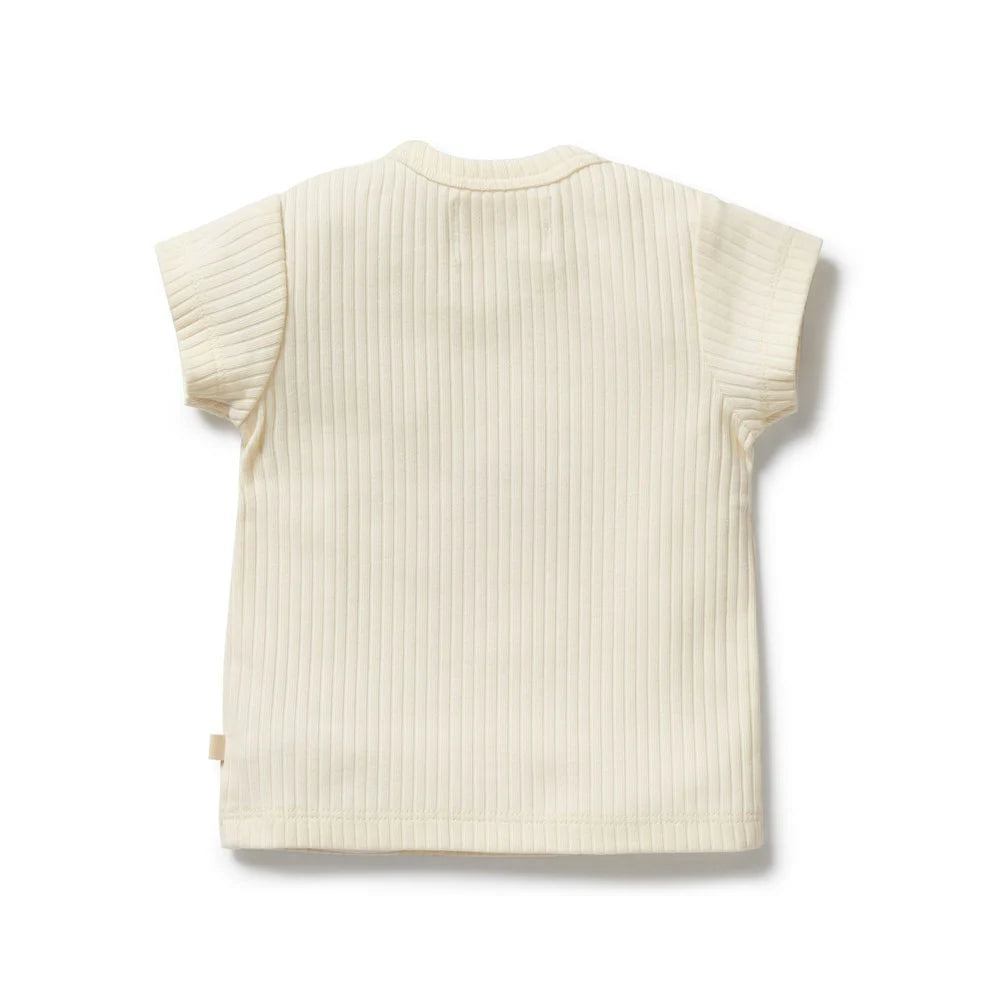 Wilson + Frenchy | Strawberry Kisses Embroidered Organic Tee