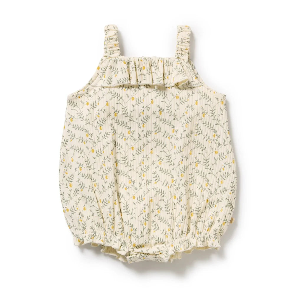 Wilson + Frenchy | Lemon Leaf Organic Playsuit