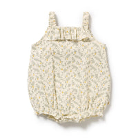 Wilson + Frenchy | Lemon Leaf Organic Playsuit