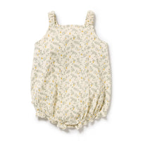 Wilson + Frenchy | Lemon Leaf Organic Playsuit