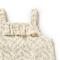 Wilson + Frenchy | Lemon Leaf Organic Playsuit