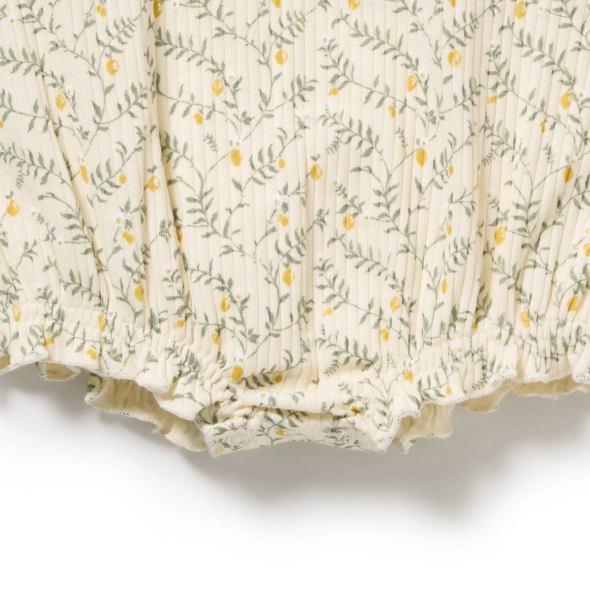 Wilson + Frenchy | Lemon Leaf Organic Playsuit