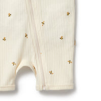 Wilson + Frenchy | Bee Mine Organic Boyleg Zipsuit