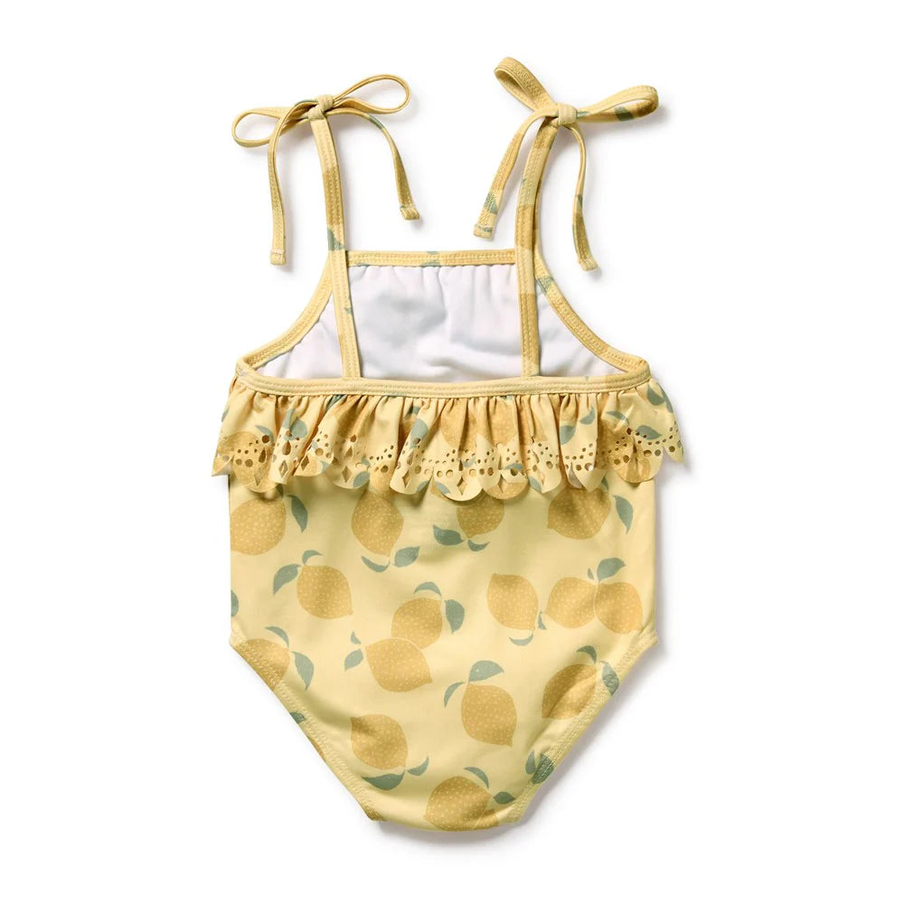 Wilson + Frenchy | Lemon Drop Cutwork Swimsuit