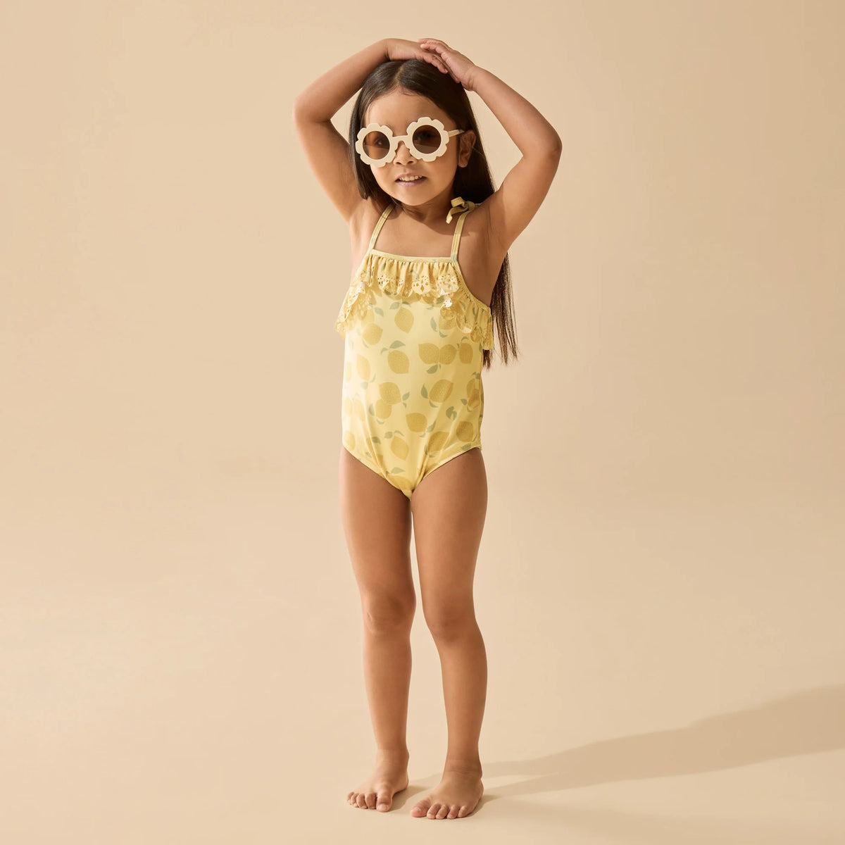 Wilson + Frenchy | Lemon Drop Cutwork Swimsuit
