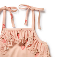 Wilson + Frenchy | Strawberry Kisses Cutwork Swimsuit