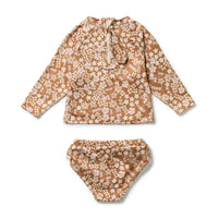 Wilson + Frenchy | Hazel Floral Cutwork Rashie Swimset