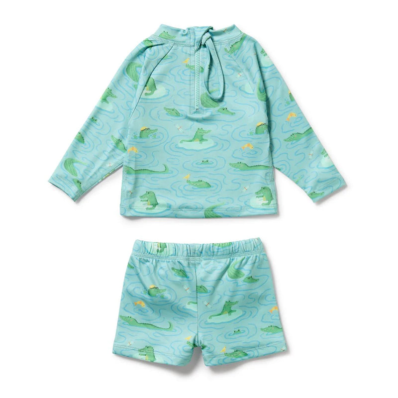 Wilson + Frenchy | Sunny Scales Rashie Swim Set