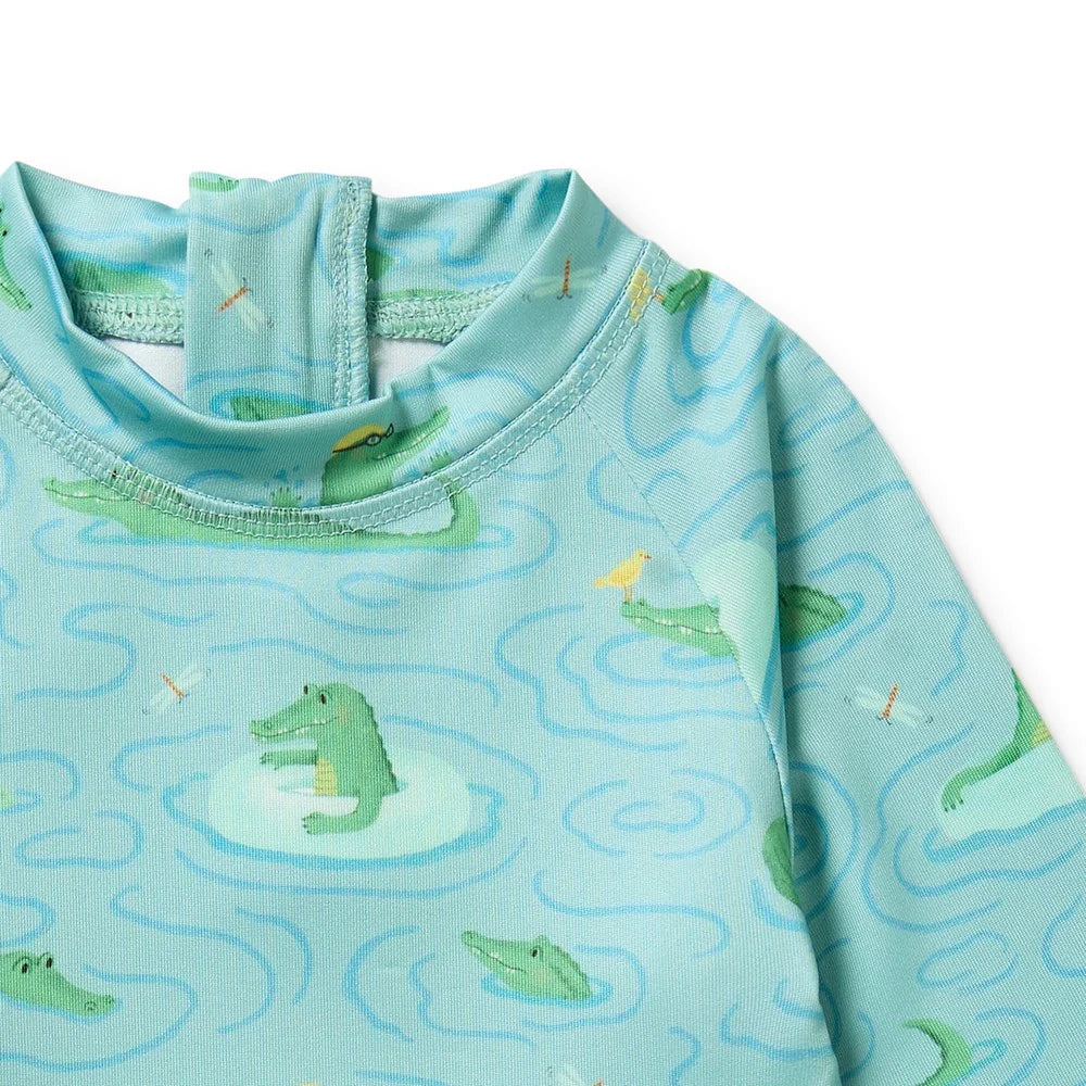 Wilson + Frenchy | Sunny Scales Rashie Swim Set