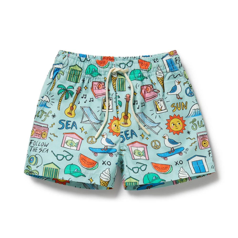 Wilson & Frenchy | Sun Surf & Sea Swim Board Short
