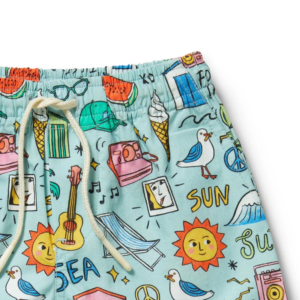 Wilson & Frenchy | Sun Surf & Sea Swim Board Short