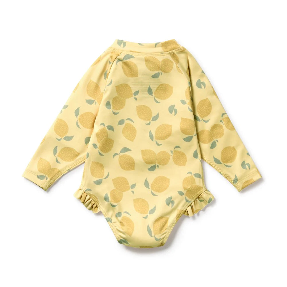Wilson + Frenchy | Lemon Drop Long Sleeved Swim Suit