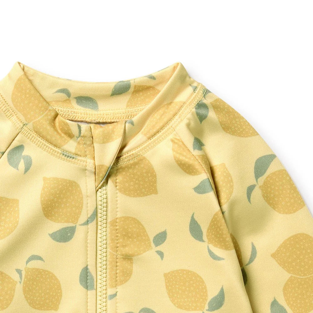 Wilson + Frenchy | Lemon Drop Long Sleeved Swim Suit