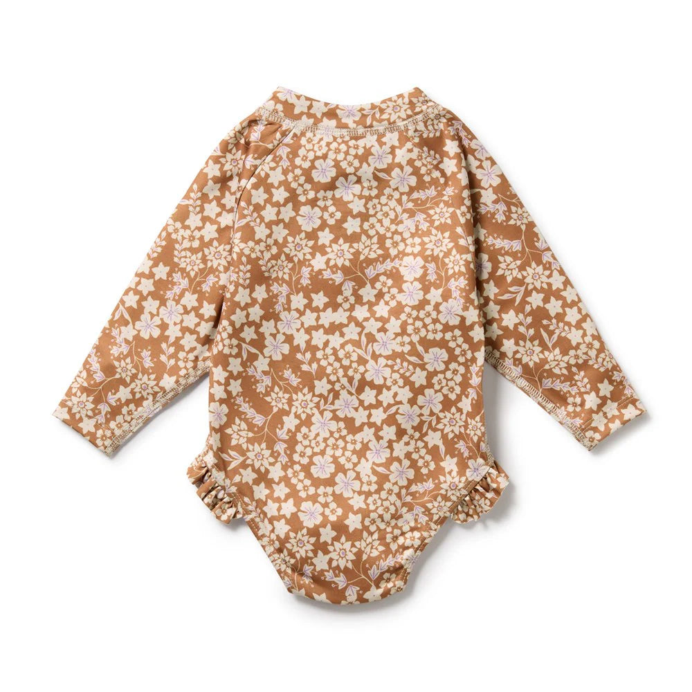Wilson + Frenchy | Hazel Floral Long Sleeved Swim Suit
