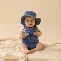 Wilson + Frenchy | Deep Blue Organic Terry Sun Hat