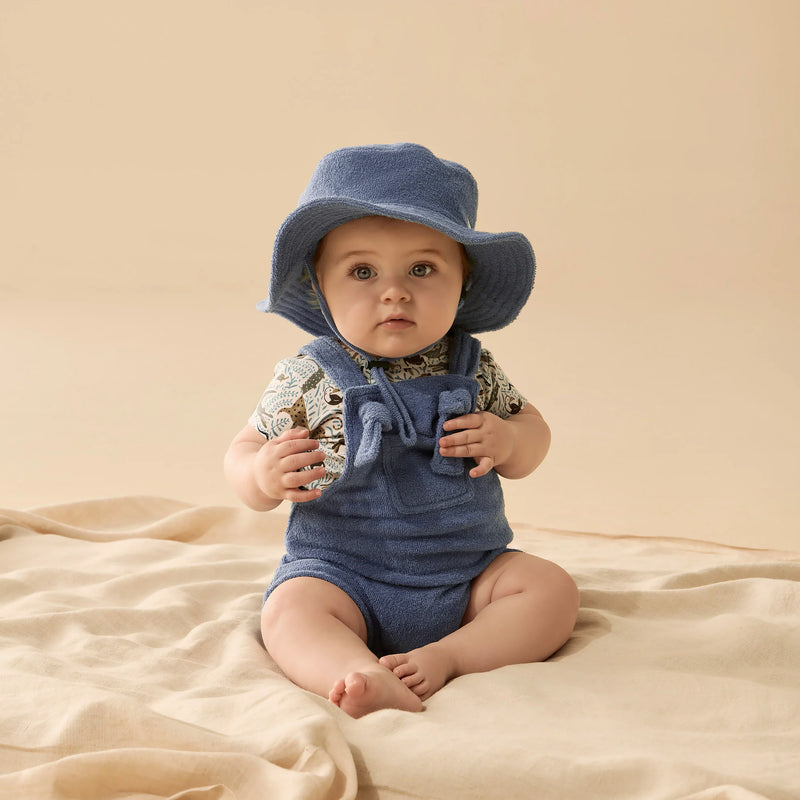 Wilson + Frenchy | Deep Blue Organic Terry Sun Hat
