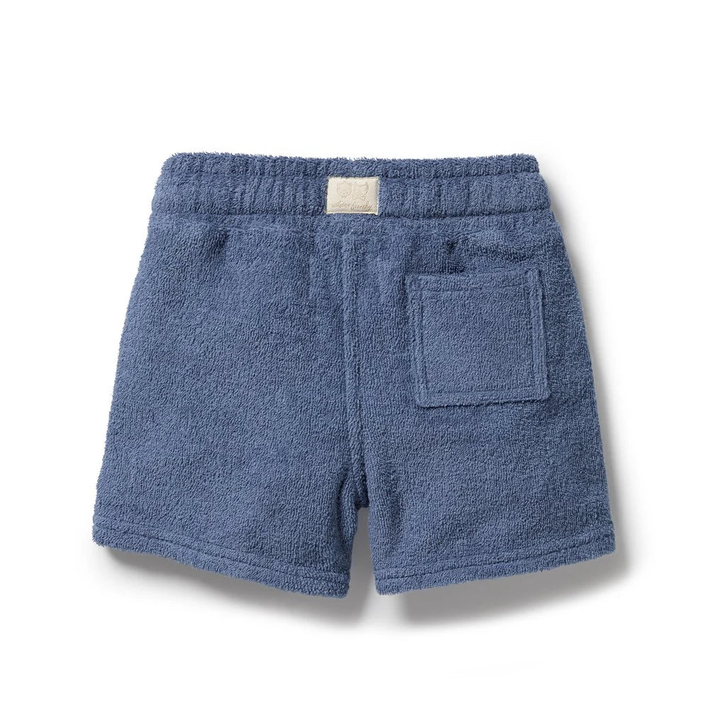 Wilson + Frenchy | Deep Blue Organic Terry Short