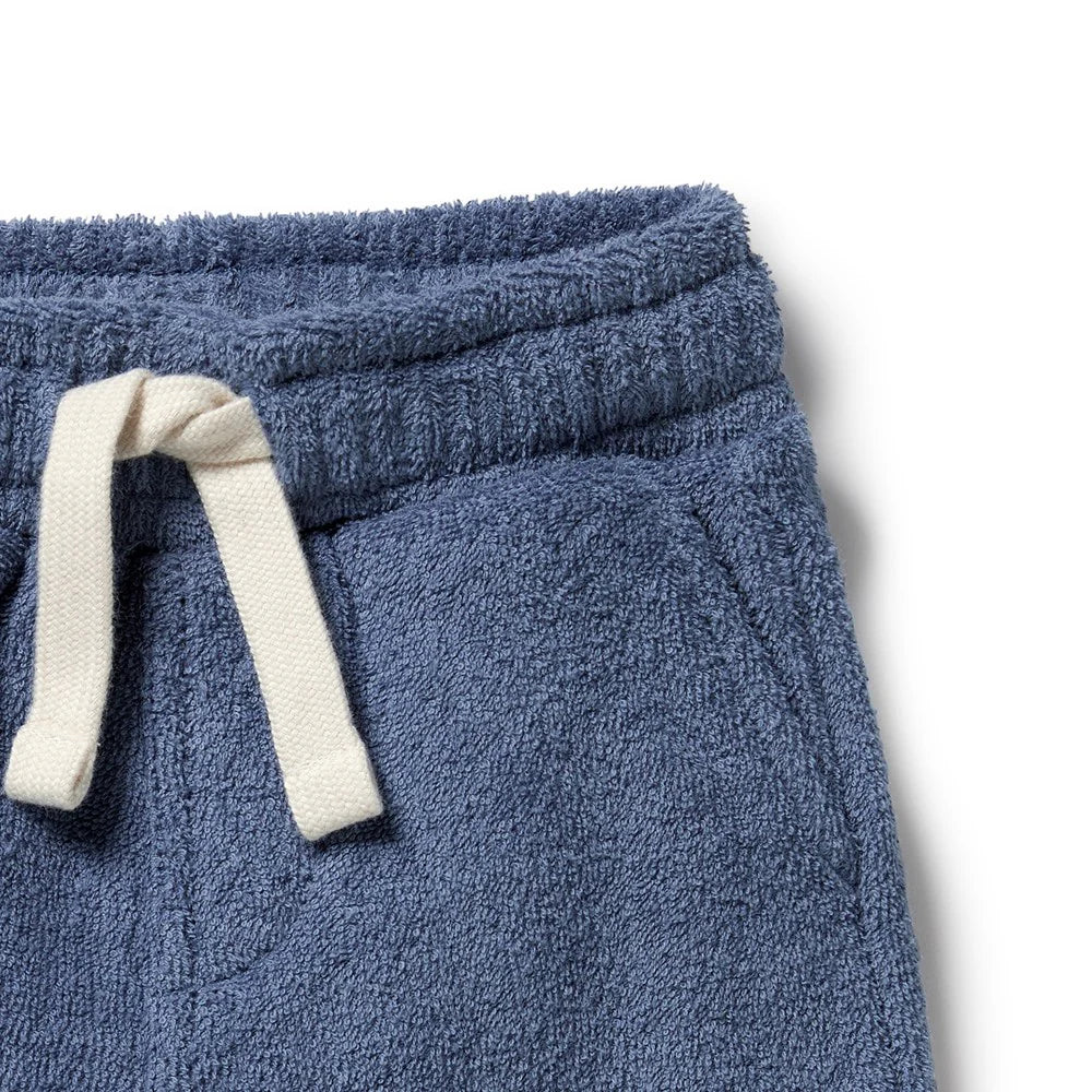 Wilson + Frenchy | Deep Blue Organic Terry Short