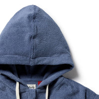 Wilson + Frenchy | Deep Blue Organic Terry Hooded Towel