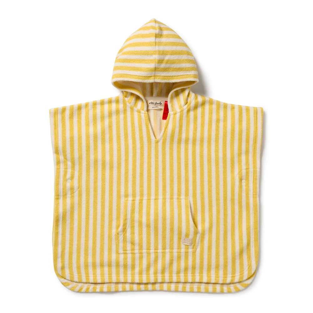 Wilson + Frenchy | Honey Wave Organic Terry Hooded Poncho