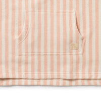 Wilson + Frenchy | Strawberry Wave Organic Terry Hooded Poncho