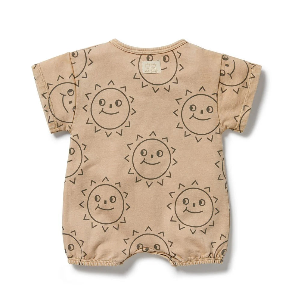 Wilson + Frenchy | Happy Days Organic Sweat Growsuit
