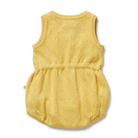 Wilson + Frenchy | Sunny Sorbet Organic Knitted Tie Bodysuit