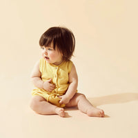 Wilson + Frenchy | Sunny Sorbet Organic Knitted Tie Bodysuit