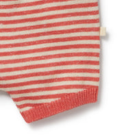 Wilson + Frenchy | Strawberry Swirl Organic Knitted Stripe Set
