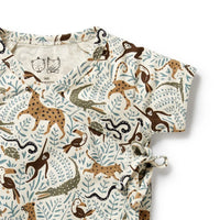 Wilson + Frenchy | Mini Jungle Organic Kimono Set