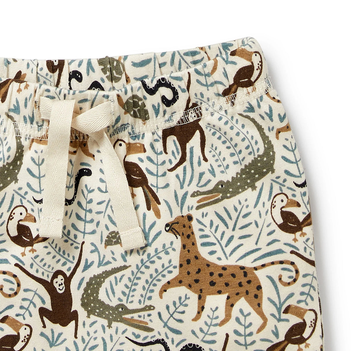Wilson + Frenchy | Mini Jungle Organic Kimono Set