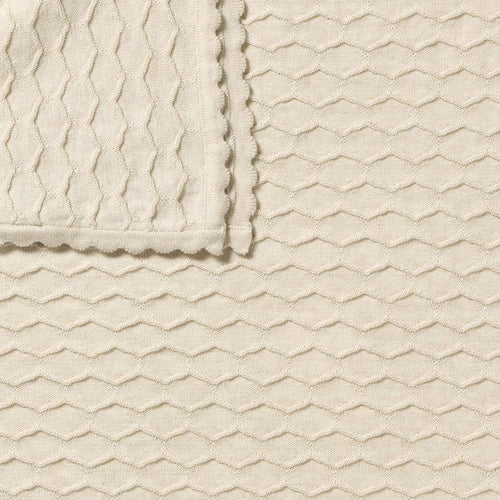 Wilson + Frenchy | Milk Cloud Organic Knitted Chevron Blanket