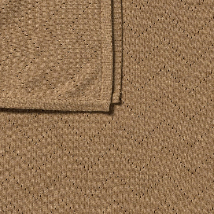 Wilson + Frenchy | Ginger Snap Organic Knitted Pointelle Blanket