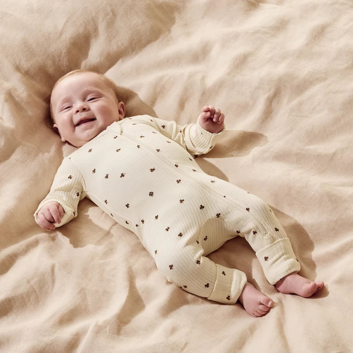 Wilson + Frenchy | My Lucky Charm Organic Zipsuit With Feet