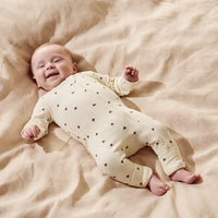 Wilson + Frenchy | My Lucky Charm Organic Zipsuit With Feet