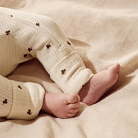 Wilson + Frenchy | My Lucky Charm Organic Zipsuit With Feet