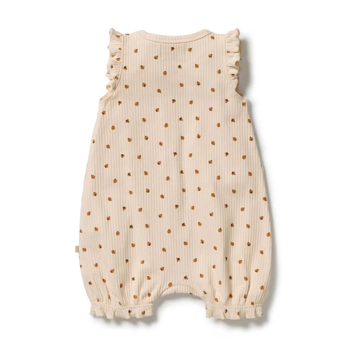 Wilson + Frenchy | Little Lady Bugs Organic Ruffle Zipsuit